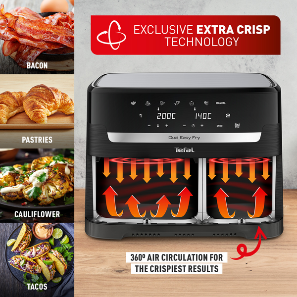  tefal-سرخکن-ey901-گرمای-یکنواخت 