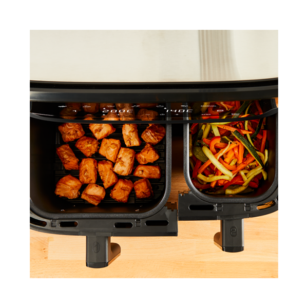  tefal-سرخکن-ey901-ماهی-سبزیجات 