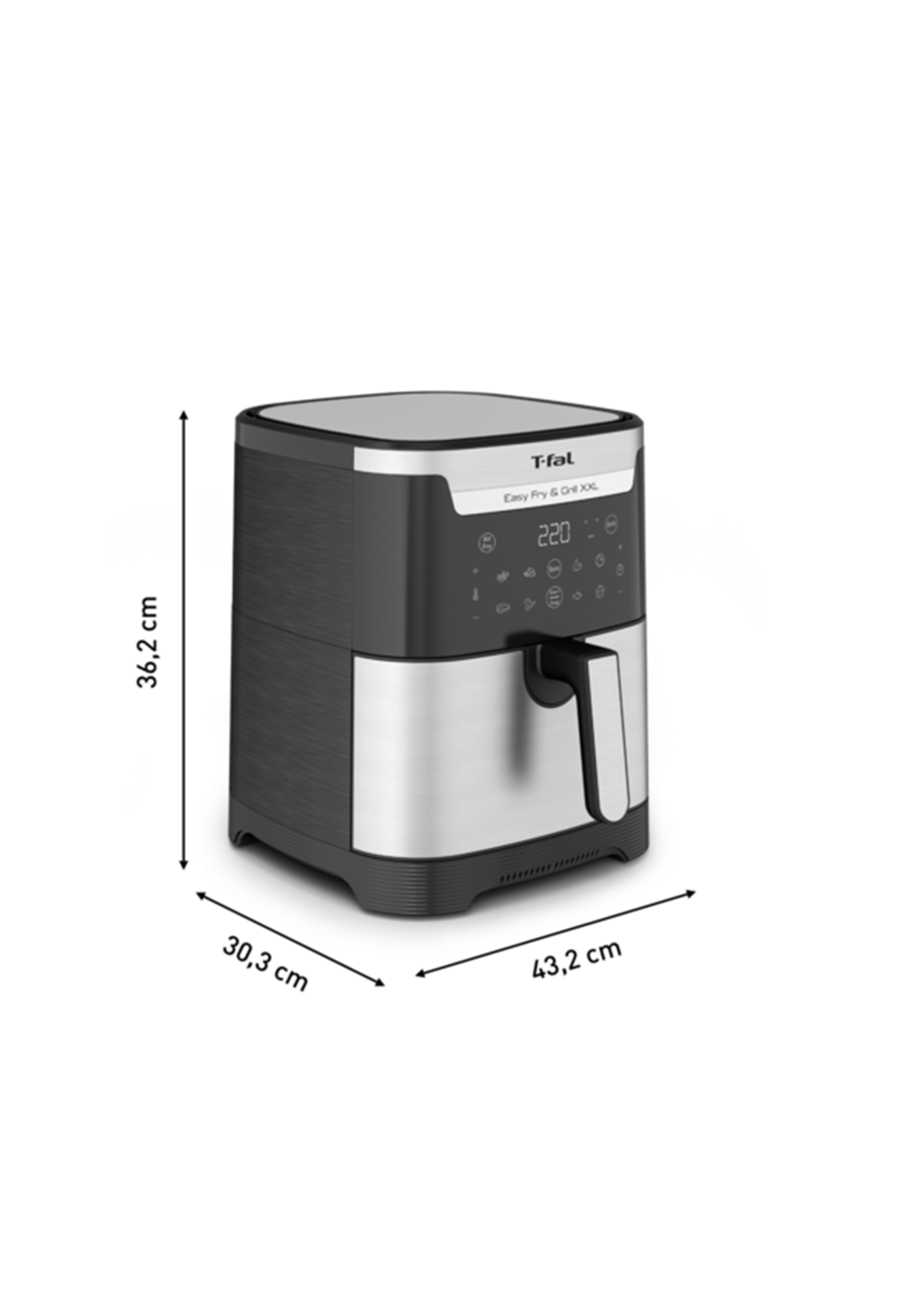  tefal-سرخکن-ey801D-اندازه 